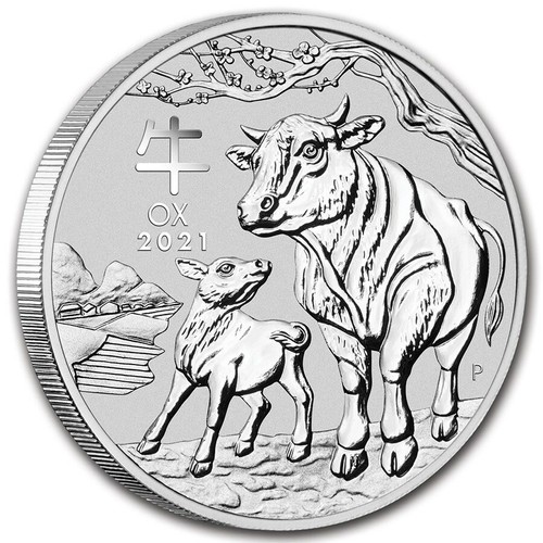 Lunar ochse 999 silber - lunar,