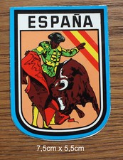 Sticker Aufkleber Espana Spanien Stierkampf Torero Corrida de Toros 70er Jahre