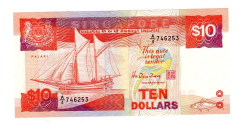 Singapur singapor dollar - singapur, 10