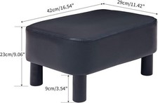 Rechteckiger hocker fußhocker - rechteckiger,