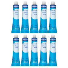 10 x Pelikan Deckweiß