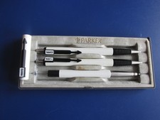PARKER Set 3-tlg, Kugelschreiber, Druckbleistift, Rollerball, Vintage