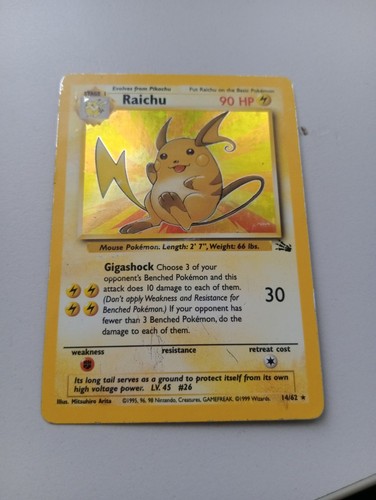 Raichu pokemon tcg karte - pokemon,
