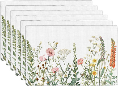Stück leinen blumen - leinen,