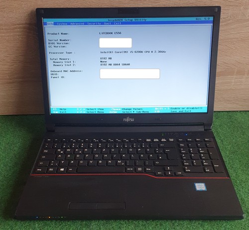 Laptop fujitsu lifebook e556 - lifebook,