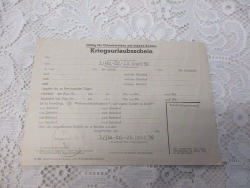 1941 vordruck - um,