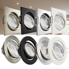 LED Einbaustrahler 230V flach 25mm Decken Einbauleuchten Spots Set