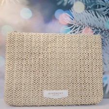 Givenchy Paris Raffia Pouch