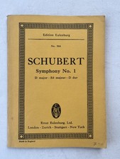 Noten. Schubert. Symphony Nr
