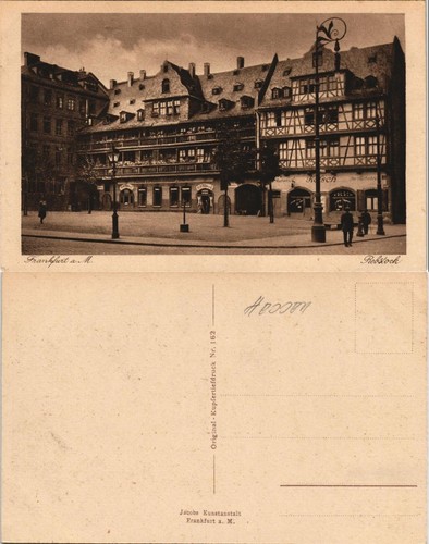 Ansichtskarte frankfurt - frankfurt, am