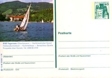 (850) Bildpostkarte ** - Tegernsee, Oberbayern - postfrisch