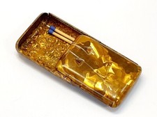 Jahnkes Patent Streichholz Blechdose Matchstick Tin Can shabby chic