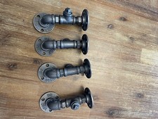 Regalhalter, Gusseisen, 4 Stück