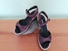 Camper, Beetle Ada, Aubergine, Gr. 39, Sandalen, Wedges, im Originalkarton