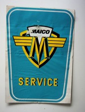 Maico Service Sticker