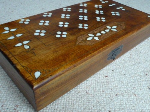 Backgammon spiel aus holz - aus, *