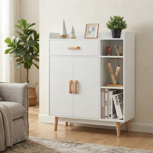 Robuster weißer sideboard - robuster,