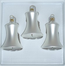 Glocken klein weiß matt