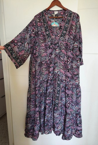 Kleid seidenkleid kaftan - 50, 52