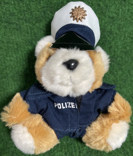 Polizei teddy bär keychain - polizei,