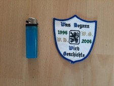 TSV 1860 München Aufnäher Absolute Rarität 10 J. Weiß Blau Wasserfloh Germering