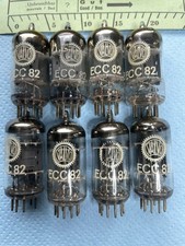 8  Röhren ECC82 Valvo CV491  Philips Amperex 12AU7 Mullard  Gf7Δ3  test good