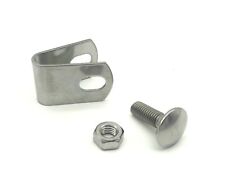 Zaun Befestigung Doppelstabmattenzaun Montagehalter Nirosta Pfosten Halter 10x