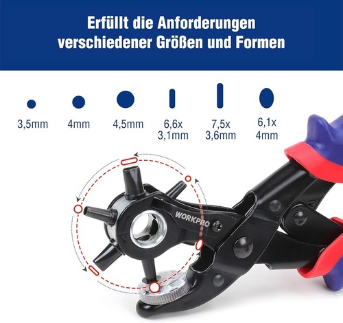 Workpro revolverlochzange - workpro,