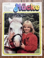 Mücke 9/1985: Pferde Reiterhof - Die Kinder-Zeitschrift für Schule und Freizeit