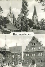 AK - Hadmersleben - Multiview mit Klosterkirche und Stadtkirche