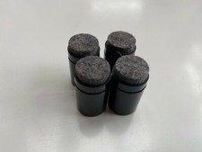 1 Satz Füsse mit Softgleiter für harte Fussböden Fritz Hansen Stuhl 3107 neu