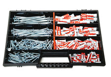 Fischer DUO POWER - Dübel + Schrauben Tx in Sortimentsbox  231 tlg.  6 8 10 mm