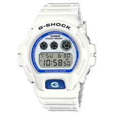 Casio G-SHOCK Herrenuhr Digital Weiss Blau 20BAR DW-6900HDS-7ER