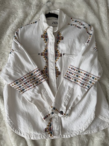 Zara jacke mit - zara, stickerei