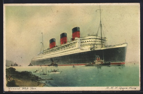 Passagierschiff queen mary - passagierschiff, an