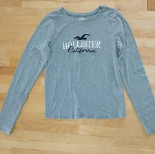 Langarmshirt, dünner Pullover, für Damen, Gr. S, Hollister,  grau