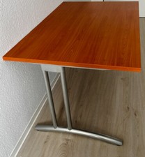 moderner Tisch, Bürotisch „Palmberg“ 120x80 cm, mit Kabelkanal, gebraucht