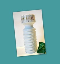 Porzellan Designer Vase Wallendorf W 1764 60s-70s vintage Design Op-Art Kult DDR