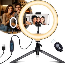 LED Ringlicht mit Stativ Handy