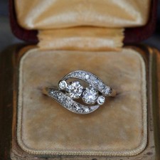 Vintage Rundschliff Diamant