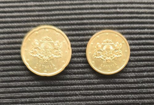 Lettland latvia 10 cents - 20,