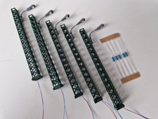 Spur H0 LED Gittermastleuchte 1-flammig 5 Stück  NEU SONDERANGEBOT G1