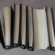 5 Lindner-Binder schwarz - mit