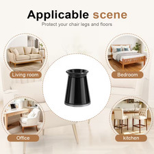 🪑16 ST  Silikon-Stuhlbeinschoner mit Filz – Geräuschdämpfend & Bodenfreundlich