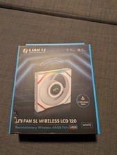 Lian Li UNI FAN SL Wireless LCD Lüfter, ARGB, PWM - 120 mm, weiß