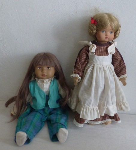 Zwei vintage puppen sigikid - vintage,