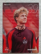 Autogrammkarte Piet Scobel 1
