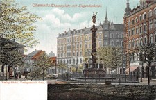 AK Chemnitz Theaterplatz mit
