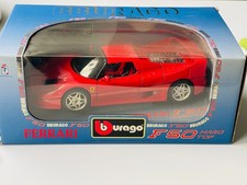Bburago Burago Ferrari F50 Hardtop rot Metall-Modellauto Maßstab 1:18