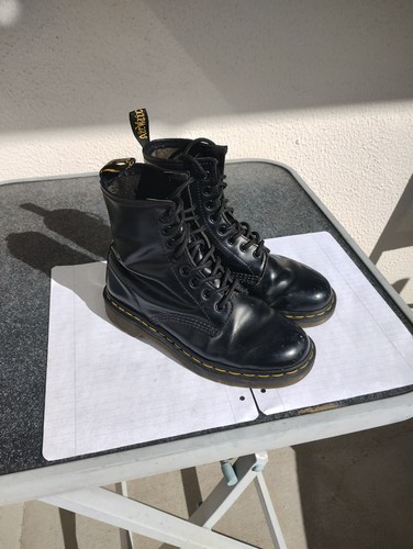 Martens 1460 black leather - black,